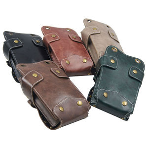 PU Leer Klassieke Stijl Salon Kapper Schaar Zak Schaar Clips Shears Tassen Tool Hairdressing Holster Pouch Holder Case Riem