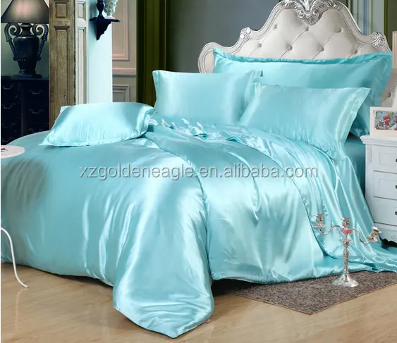 100% सिल्क लक्जरी बिस्तर सेट/हस्तनिर्मित भारतीय bedsheets चीन से खरीद