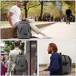 Cifrado de bloqueo resistente al agua mochila ordenador mejor anti-robo USB viaje - Product Image 3