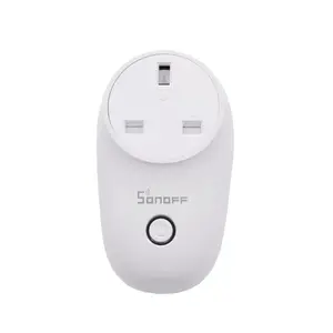 Sonoff S26 Soket WiFi Cerdas Colokan US/UK/CN/AU/EU Stopkontak Jarak Jauh Nirkabel Sakelar Wifi Berfungsi dengan Alexa Google Home IFTTT E7WIN