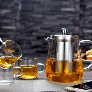 Bộ Ấm Trà Thái Lan, Nhỏ, Trong Suốt, Có Nắp Lọc - Product Image 2