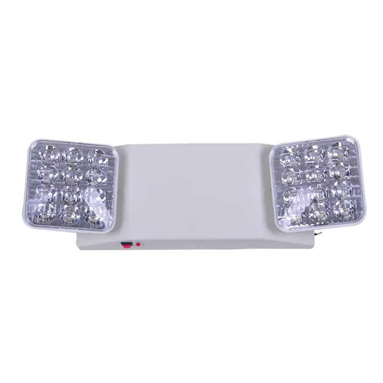 Lampu Emergency LED Kepala Kembar Buatan JIMING Fitting Lampu Emergency Led