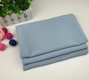 Directo de fábrica, suave, elástico, 100D, poliéster, Spandex, gasa, tela teñida, sólidos para vestidos de niñas, precio barato - Product Image 5
