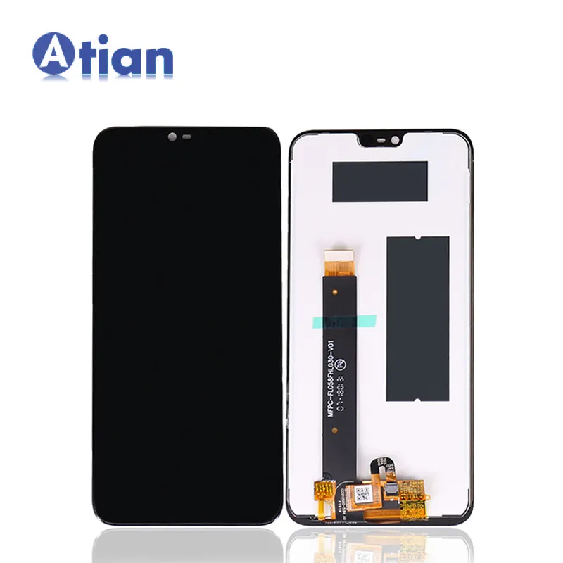 תצוגה עבור Nokia X6 LCD מסך מגע תצוגת Digitizer עבור Nokia 6.1 בתוספת TA-1099 TA-1103 TA-1083 LCD החלפת חלקים