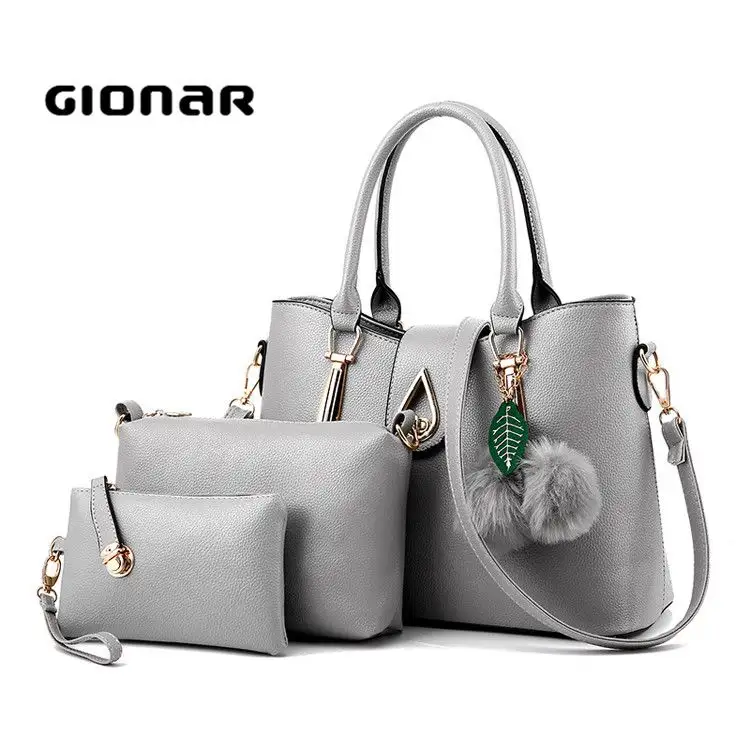 Wholesales Travel Bag Set Handbags For Women 3 pcs in 1 Fashion Style Ladies Hand Pars Bag Set