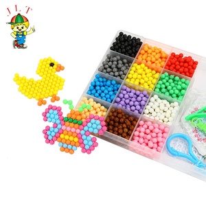 12-Color per il Set di perle di acqua magica per bambini Puzzle 3D con fusibile con perline regalo di compleanno per età 5-7 anni - Product Image 3