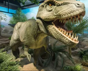 Profesyonel fabrika Eğlence Parkı Ekipmanları Profesyonel Robotik Animatronic Dinozor