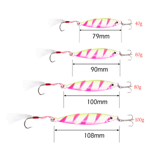 UCATCHOK 40 Gam 60 Gam 80 Gam 100 Gam <span class=keywords><strong>Squid</strong></span> Bait Kim Loại Jig Lure Nhân Tạo Cứng Bait Casting Lures Jig - Product Image 2