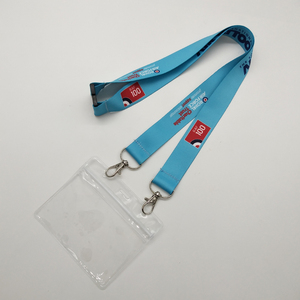 Móc Đôi Dây Buộc với màn hình lụa đầy màu sắc in ID huy hiệu chủ cho triển lãm và sự kiện - Product Image 2