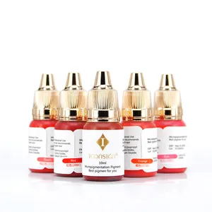 การสักแต่งหน้าถาวรใช้สีอินทรีย์18รุ่นเม็ดสีขนาดเล็กสำหรับ LipTattoo คิ้ว - Product Image 1