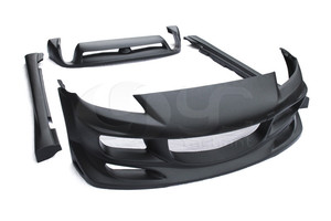Kit corpo in fibra di vetro FRP adatti per 04-08 <span class=keywords><strong>Mazda</strong></span> <span class=keywords><strong>RX8</strong></span> RMG Style Body Kit paraurti anteriore lato lato labbro del paraurti posteriore - Product Image 2