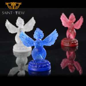 Statues d'oiseaux géants en <span class=keywords><strong>cristal</strong></span> de verre Liuli religieux exquis, Garuda Dhwaja <span class=keywords><strong>Roc</strong></span> - Product Image 2