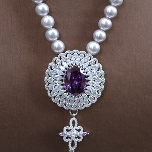 La maggior parte dei Popolari Delle Coperture Della Perla di Figura <span class=keywords><strong>Collana</strong></span> Lunga Del Pendente, <span class=keywords><strong>Collana</strong></span> Della Catena del Branello di Disegno Per La Ragazza del - Product Image 4