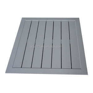 <span class=keywords><strong>Table</strong></span> de Restaurant d'extérieur tout en aluminium, carré pour salle à manger - Product Image 4