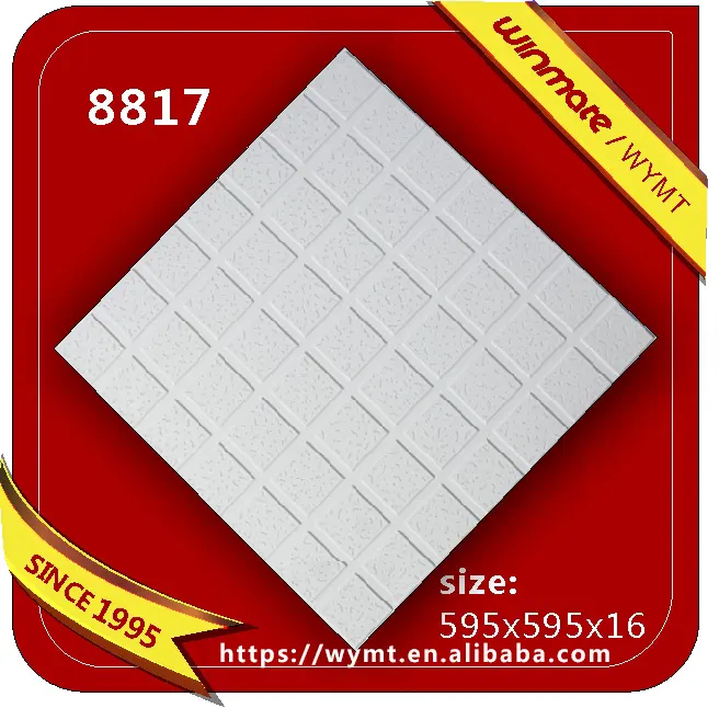 Ventes thermique isolation plaque de plâtre plafonds de chine fabricant