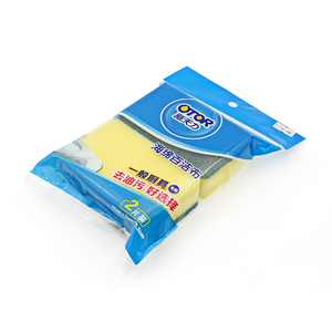 Polyurethane Foam Scrub Cleaning Kitchen Sponge With <strong>Scouring</strong> <strong>Pad</strong> - Product Image 6