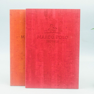 Nuevo diseño de alta calidad logotipo personalizado A5 de cuero de la PU cuaderno de tapa dura con borde de color - Product Image 1