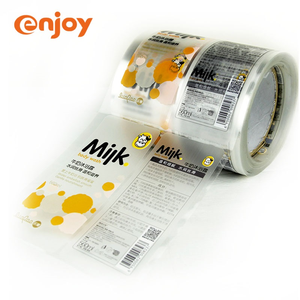 Chất Lượng Cao Tùy Chỉnh Vinyl Rõ Ràng Nhãn Dán Nhãn, Không Thấm Nước Trong Suốt PET Nhãn Dán Với Vàng Stamping - Product Image 2