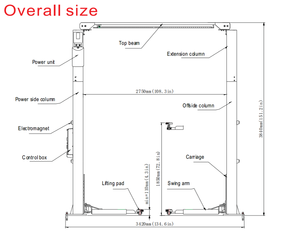 4 طن رفع 2 آخر الكلمة واضحة رفع السيارة/رافع السيارة جاك/رافع السيارة - Product Image 4