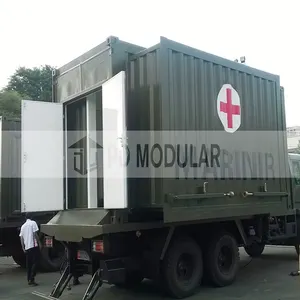 Rumah Sakit Kontainer Modern Modular Klinik Prefab untuk Darurat