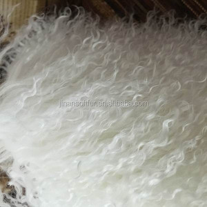 Cuscino per divano bianco in pelle di <span class=keywords><strong>agnello</strong></span> in <span class=keywords><strong>pelliccia</strong></span> di pecora naturale - Product Image 3
