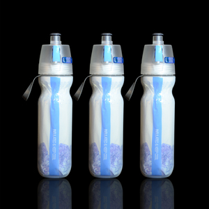 Du Lịch Ngoài Trời Cách Nhiệt Phun Sương Chai Nước Thể Thao Làm Mát Chai Nước Uống Với Sprayer - Product Image 4