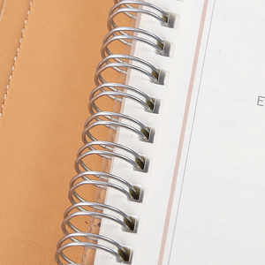 <span class=keywords><strong>2025</strong></span> A5 xoắn ốc tùy chỉnh Emboss Logo PU máy tính xách tay da - Product Image 4