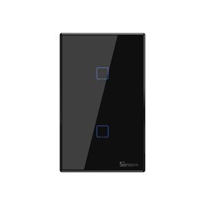 Cho Sonoff t3us 2C 433 RF Wifi điện nhà thông minh tự động hóa chuyển đổi ứng dụng không dây/RF/Voice/điều khiển cảm ứng đen hoạt động Alexa IFTTT - Product Image 1