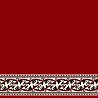 Tapis de prière, tapis en laine rouge, tapis musulman, tapis de mosquée