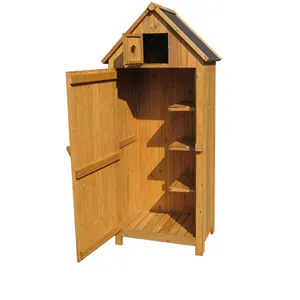 Armoire de rangement en bois pour le jardin, armoire classique pour outils d'extérieur OS001