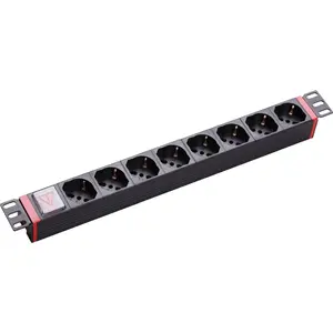 19 ''1u סוג ltaly עם ה-ip מטר יחידת חלוקת כוח PDU 12 v