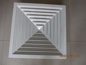 Điều hòa không khí kiểu 4 hướng, bộ khuếch tán trần cho hệ thống thông gió phòng, cửa gió HVAC - Product Image 5