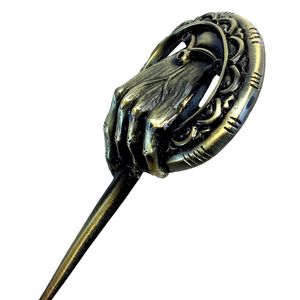 Apribottiglie di <span class=keywords><strong>Game</strong></span> <span class=keywords><strong>of</strong></span> <span class=keywords><strong>Thrones</strong></span>, Mano del Re, Spilla in Metallo Zincato con Magnete, Regalo Nuovo - Product Image 3