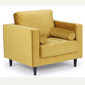 Ensemble de canapés de salon moderne Design jaune avec bois et tissu Meubles de section bon marché pour la maison et l'hôtel CANAPÉ