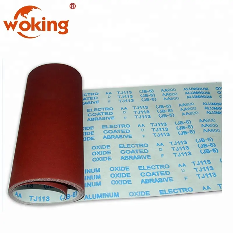 Aluminium Oxide Hand Gebruik J-flex Schurende Doek Roll