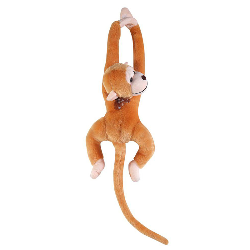 Singe Peluche À Suspendre 45Cm Jouet En Peluche Mignon Coton Long Bras