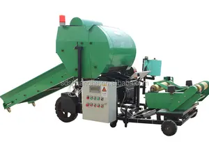 Mới Nhất Hoàn Toàn Tự Động Ngô Silage Baler Và Wrapper Bởi Đôi Crane Máy Móc