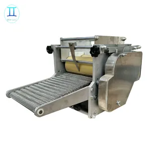 cheap electric single row round india tortilla rolling machine double rows corn flour thin pancake former machine