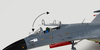 Maqueta militar de J-11, escala 1:48
