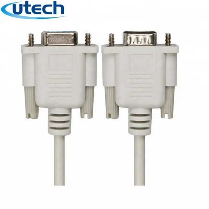 Utechcables-cable de serie de extensión, 6 pies, DB9M a DB9F RS232