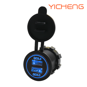Caricabatterie USB <span class=keywords><strong>per</strong></span> <span class=keywords><strong>Auto</strong></span> a Doppia Porta <span class=keywords><strong>12V</strong></span> 24V con Ricarica Rapida QC 3.0 - Product Image 4