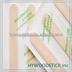 Pembuat langsung stik es loli Mini besar DIY Spatula sekali pakai depresor lidah medis kayu - Product Image 2