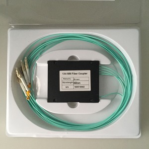 1x4 <strong>fiber</strong> coupler multi  ftth lc upc mode om3 <strong>10g</strong> <strong>fiber</strong> <strong>optical</strong> <strong>splitter</strong> 850nm coupler for ftth fttb fttx and - Product Image 5