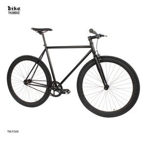Fixação de bicicleta de velocidade única, hi-ten, aço preto, 700c, engrenagem fixa de bicicleta