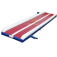 Piste pneumatique gonflable portable de gymnastique, bon marché, pour usage intérieur, prix d'usine