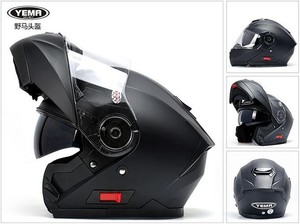 Cascos Para Moto <span class=keywords><strong>ECE</strong></span> estándar de depredador todoterreno, <span class=keywords><strong>casco</strong></span> completo de motocicleta único, abatible hacia arriba, YEMA, para moto, 2017, 2017 - Product Image 5