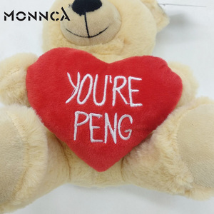 Monnca Personnalisé Promotion En Peluche Valentine De Mariage Amour Rose Ours en peluche Mini - Product Image 5