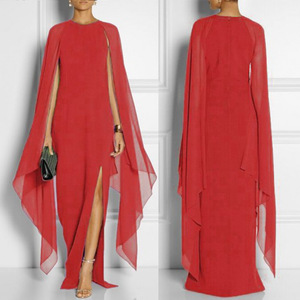Viola Patchwork Lungo Chiffon Delle Donne del Vestito Mantello Maniche Irregolare <span class=keywords><strong>Maxi</strong></span> Vestito Da Estate Del Vestito Più Il Formato Rosso Boho Beach Party <span class=keywords><strong>Dress</strong></span>