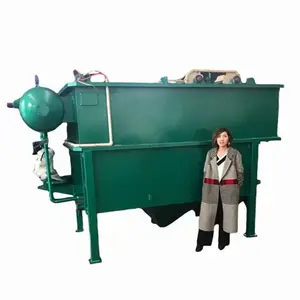 Smart mini movable electrocoagulation DAF wastewater treatment plant for textile sewage disposal