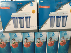 Bộ Lọc Nước Lọc Ba Lần Tốt PP + CTO + GAC Với Khung Thép, Cờ Lê, Hộp Màu - Product Image 6